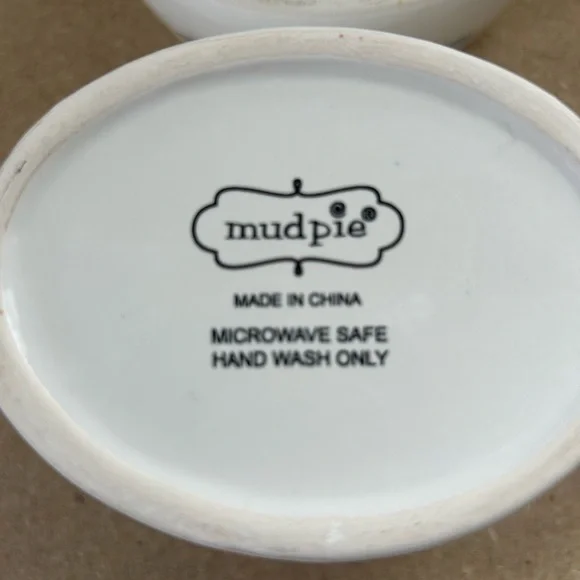 Mud Pie White Ceramic Gravy Boat with Warmer - Picture 6 of 8